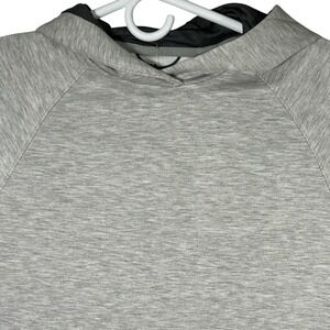 All in Motion Men's Heathered Gray‎ Mesh Spacer Hoodie Athletic Casual Size L